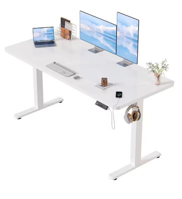 Bureau Assis-Debout Électrique avec ports USB