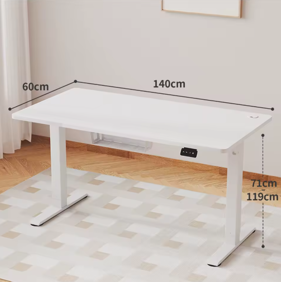 Bureau Assis-Debout Électrique 140x60